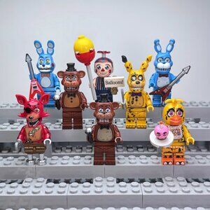 Five Nights at Freddy's Custom Minifigure Set (8pcs)